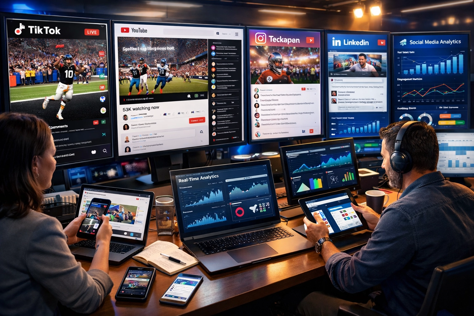 From Touchdown to Deal Closed: The Proven 7-Step Framework for Super Bowl Sports Marketing Success Multi-channel Super Bowl campaign management across social media platforms and analytics dashboards
