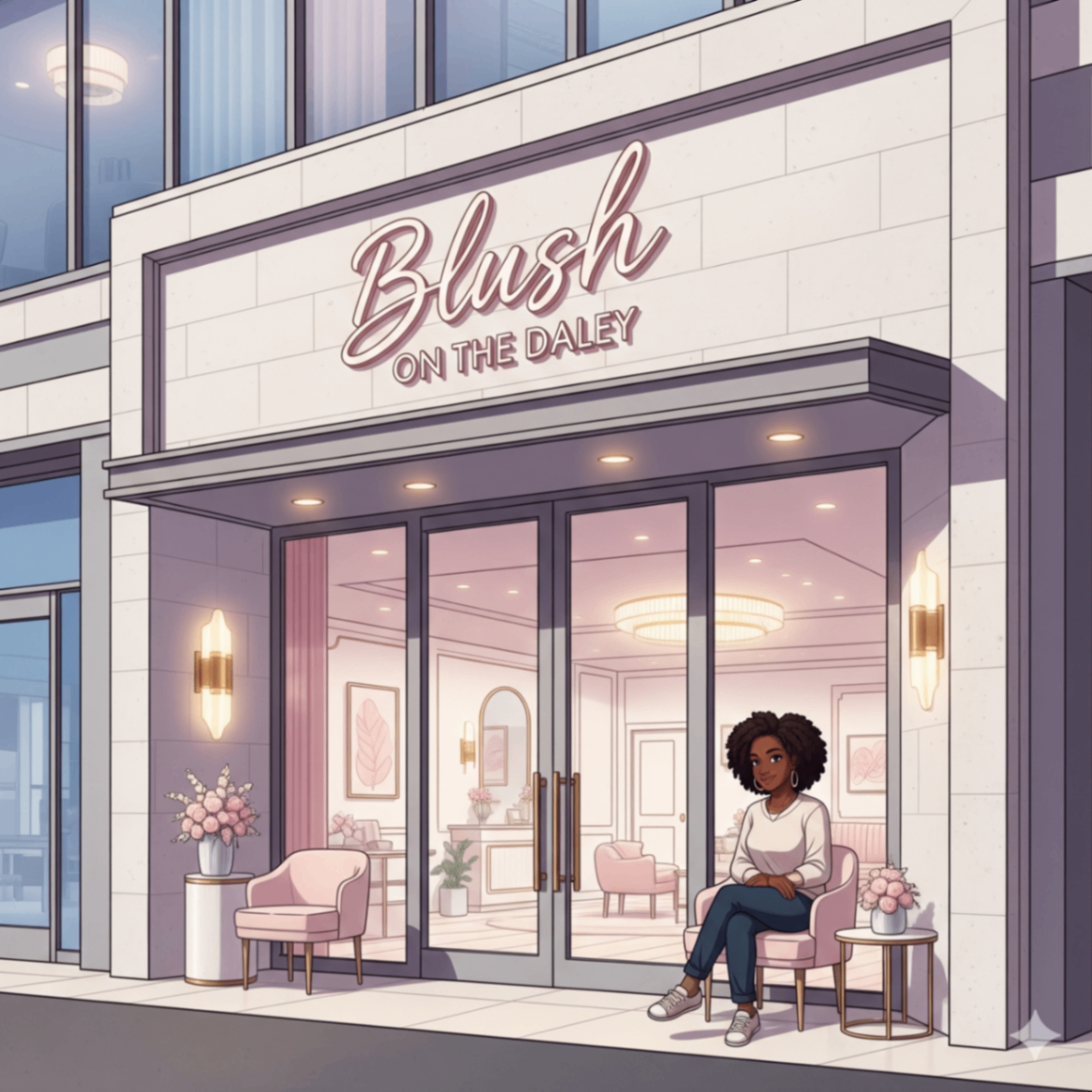 Blush On The Daley Storefront