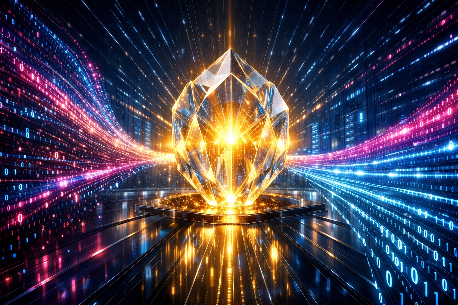 Symbol für KI-Compliance und Datenschutz in der technologischen Transformation.