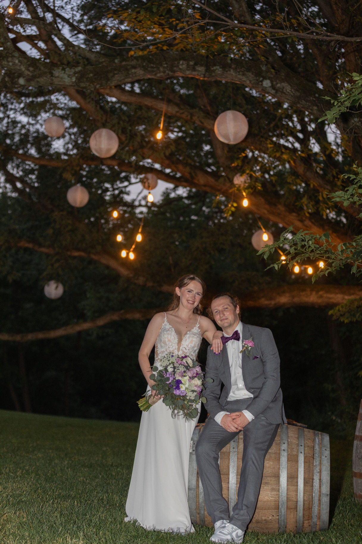 Tresa and Michael at their Monterre Vineyards wedding