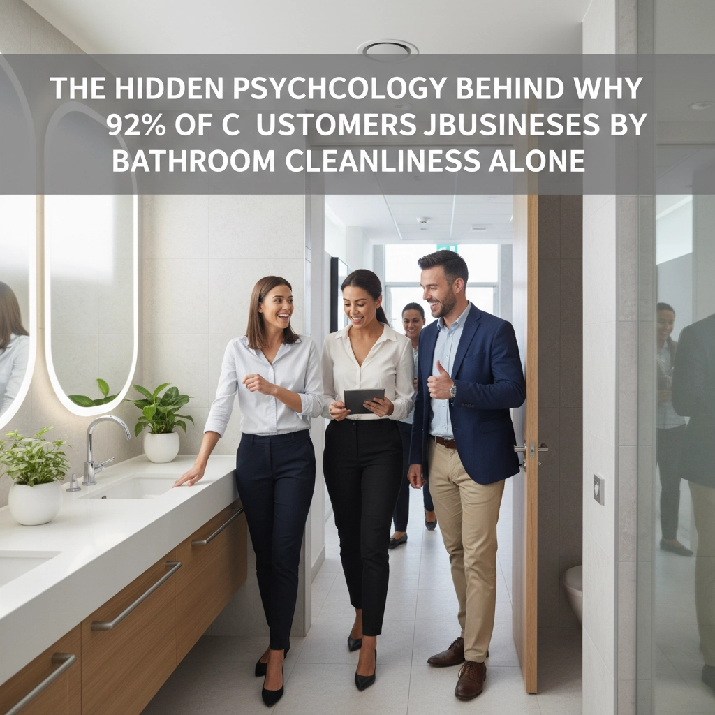 The Hidden Psychology Behind Why 92% of Customers Judge Businesses by Bathroom Cleanliness Alone