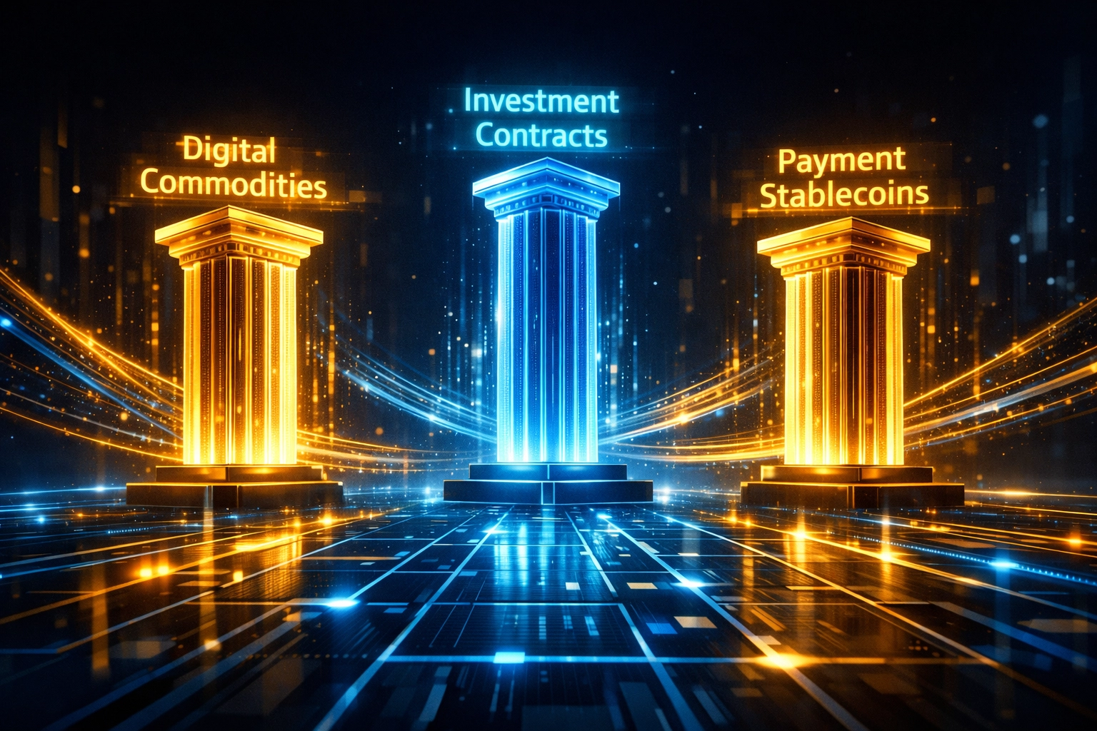 CLARITY Act three digital asset categories: digital commodities, investment contracts, payment stablecoins