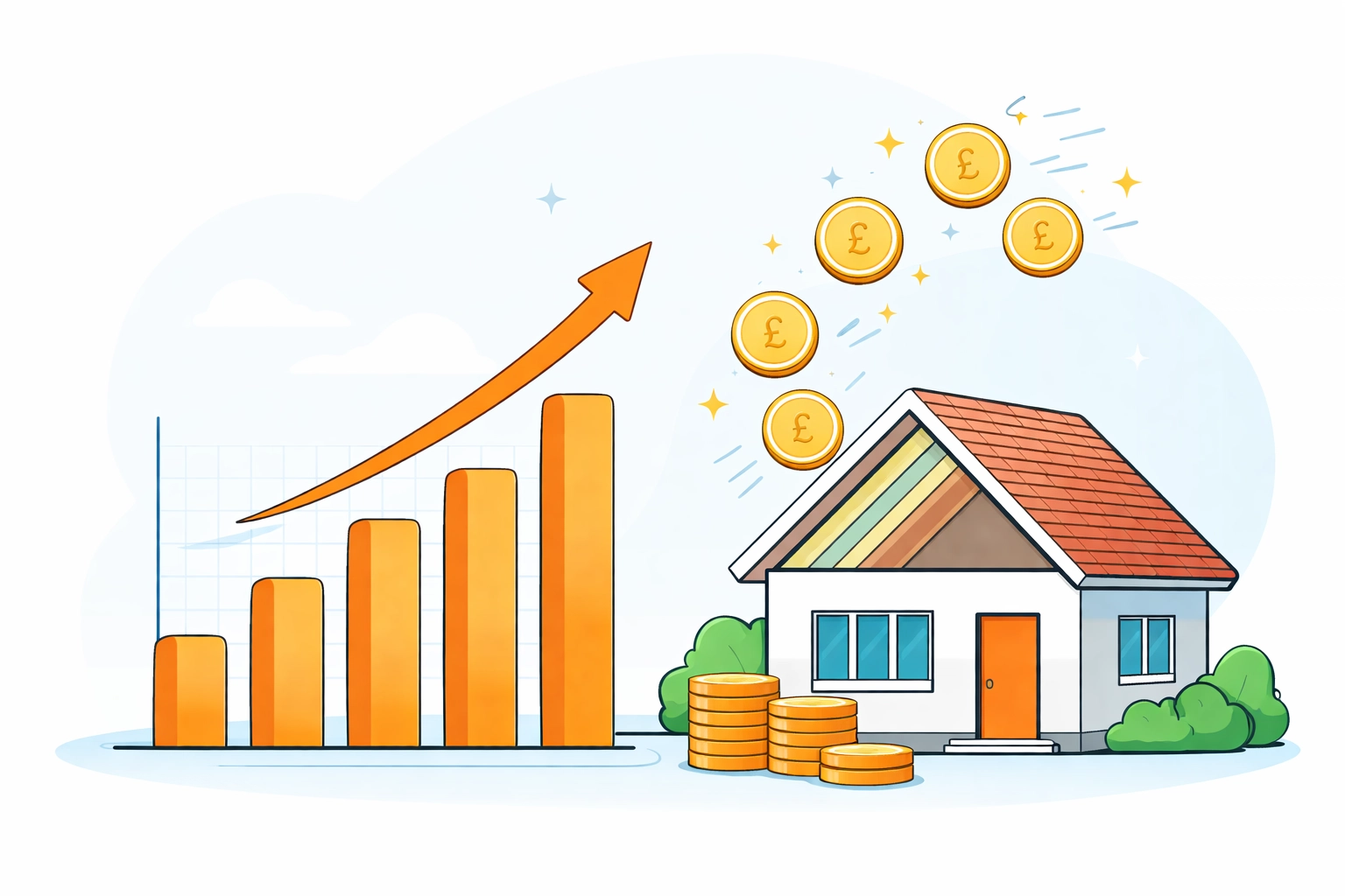 Bar chart illustrating landlord rental yield gains from loft insulation upgrades