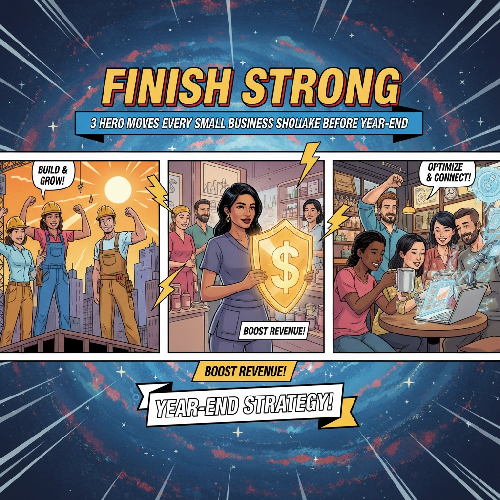 Finish Strong: 3 Hero Moves Every Small Business Should Make Before Year-End