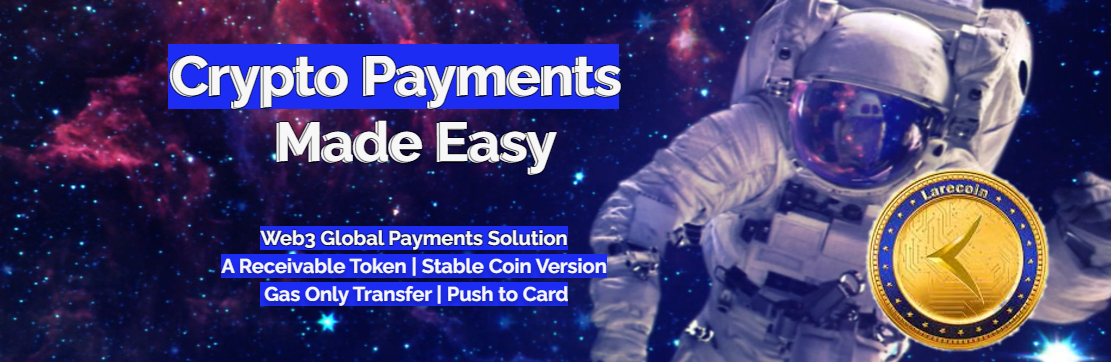 Astronaut with Larecoin Token