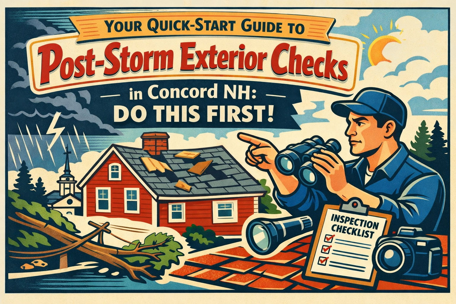 [HERO] Your Quick-Start Guide to Post-Storm Exterior Checks in Concord NH: Do This First
