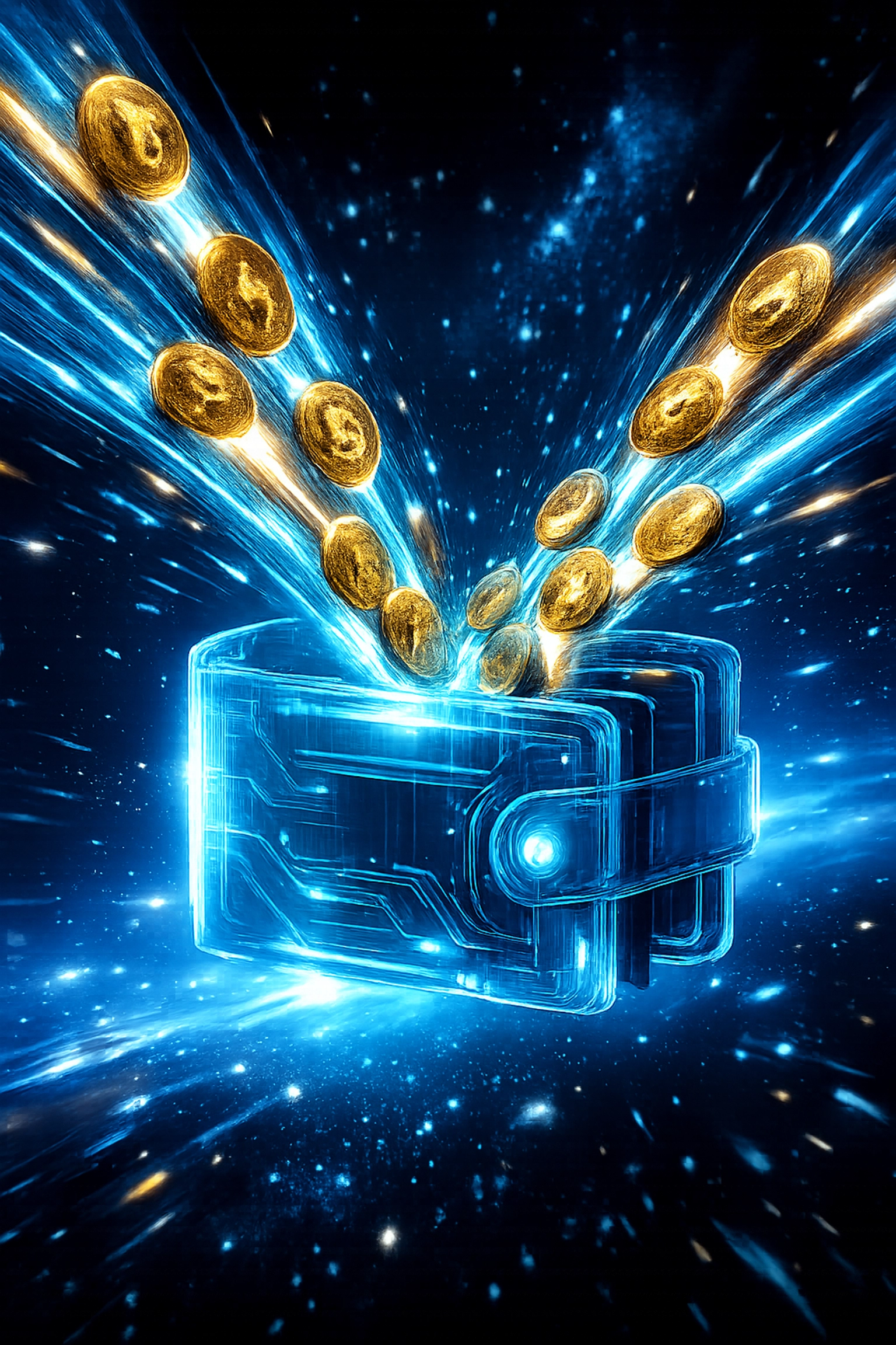 LUSD instant settlement with self-custody crypto wallet receiving funds immediately