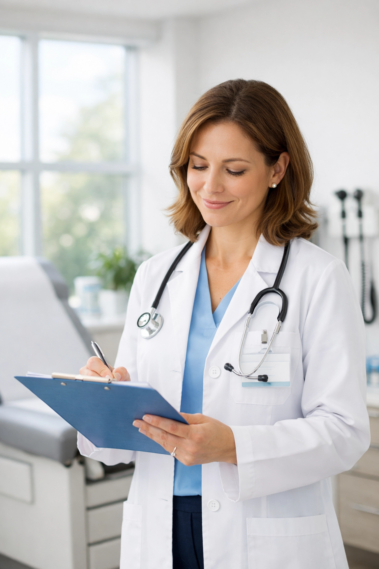 Licensed medical provider consulting on weight loss treatment eligibility