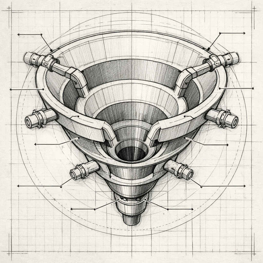 Blueprint of a sales automation funnel for strategic CRM automation integration.