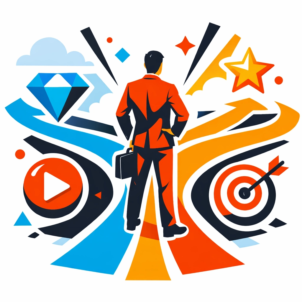 An interactive digital learning journey with branching paths to illustrate engaging employee training experiences.