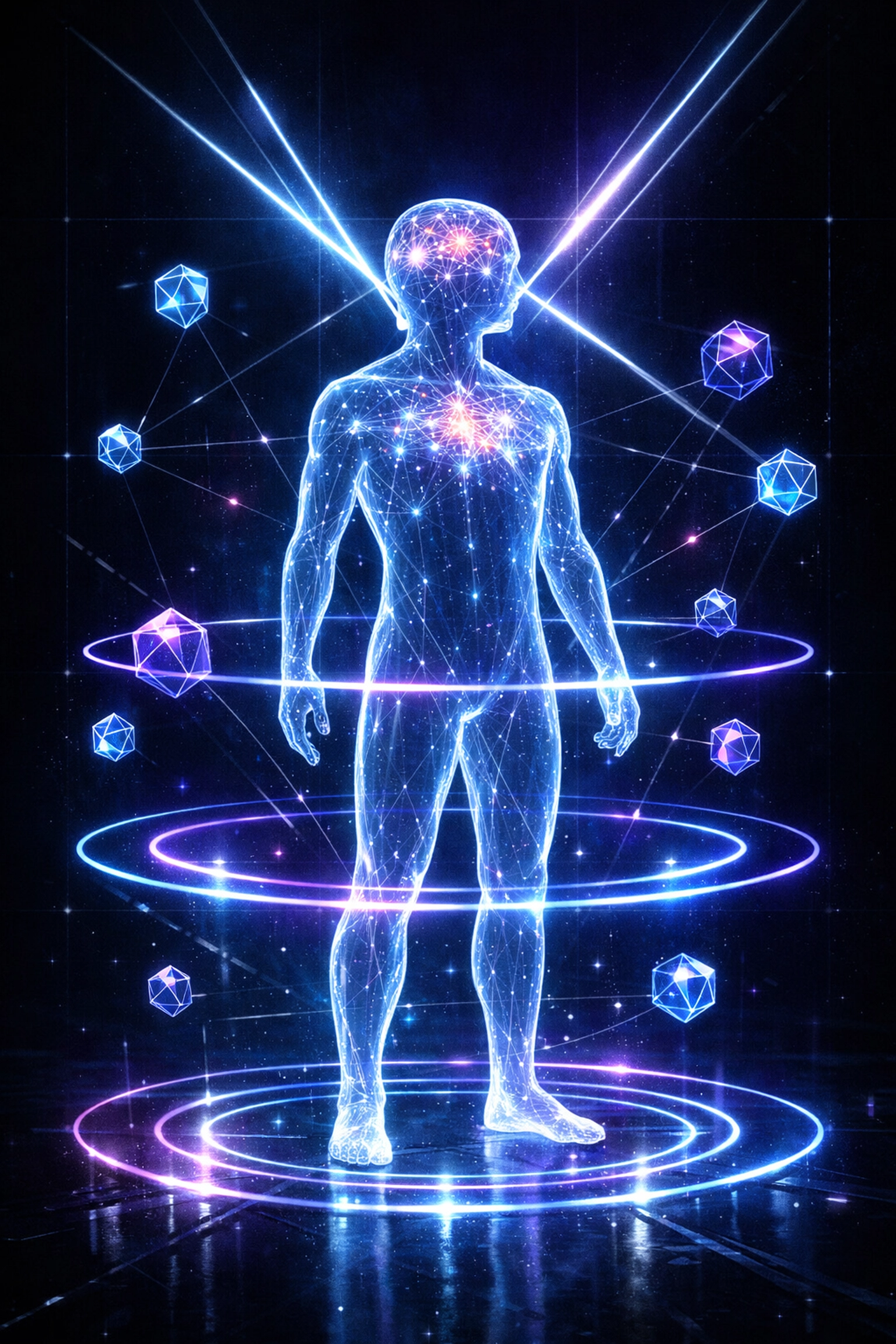 AI-driven skill evaluation showing a digital human profile for modern industry readiness.