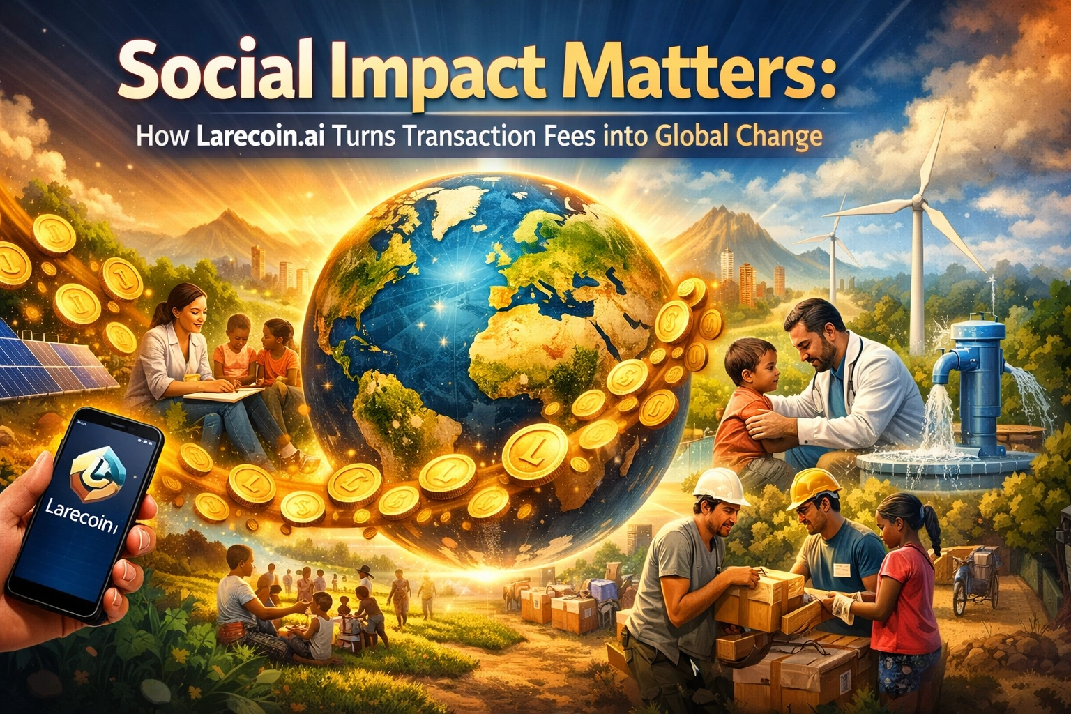 [HERO] Social Impact Matters: How Larecoin.ai Turns Transaction Fees into Global Change