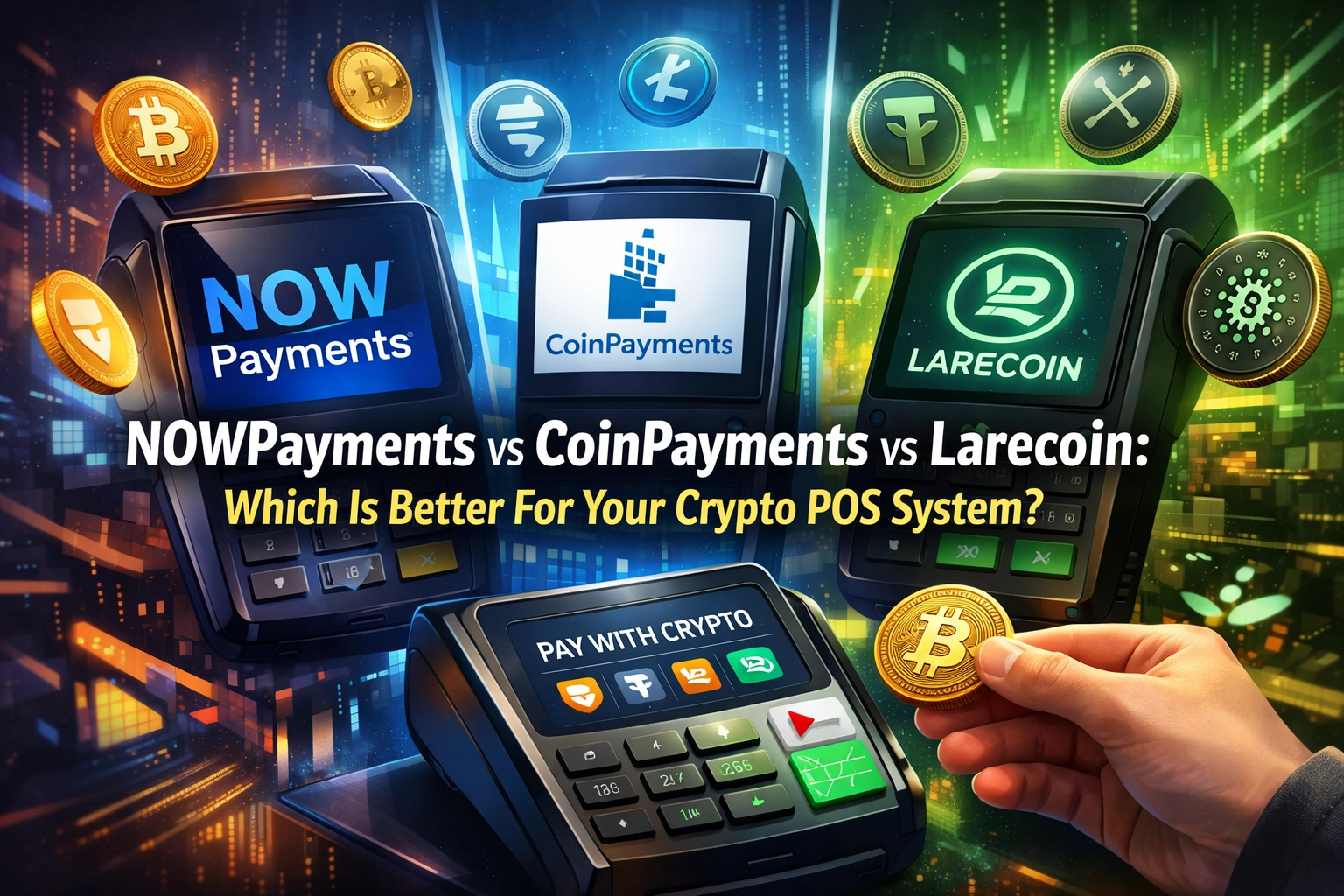 NOWPayments vs CoinPayments vs Larecoin: Which Is Better For Your Crypto POS System?