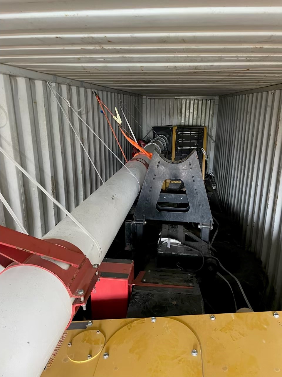 Industrial Machinery Secured for Shipment