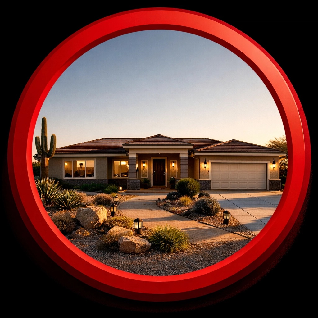 A well-maintained ranch-style home in Coolidge AZ protected by professional pest control services.