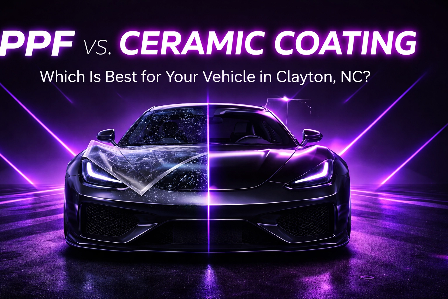 [HERO] PPF vs. Ceramic Coating: Which Is Best for Your Vehicle in Clayton, NC?