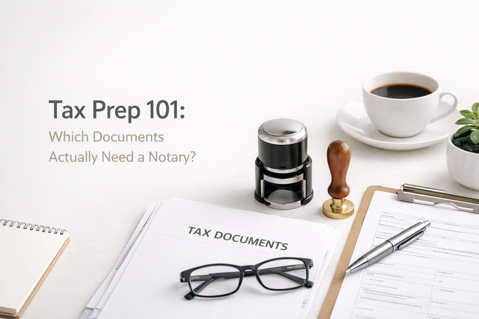 [HERO] Tax Prep 101: Which Documents Actually Need a Notary?