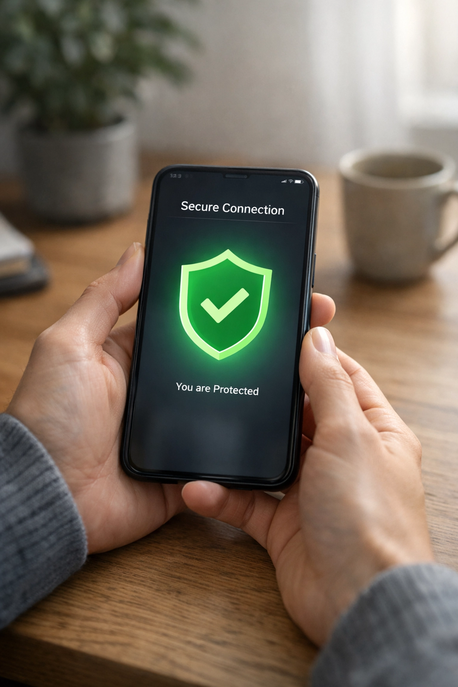 Person using a smartphone for a secure online payday loan application in Ontario.