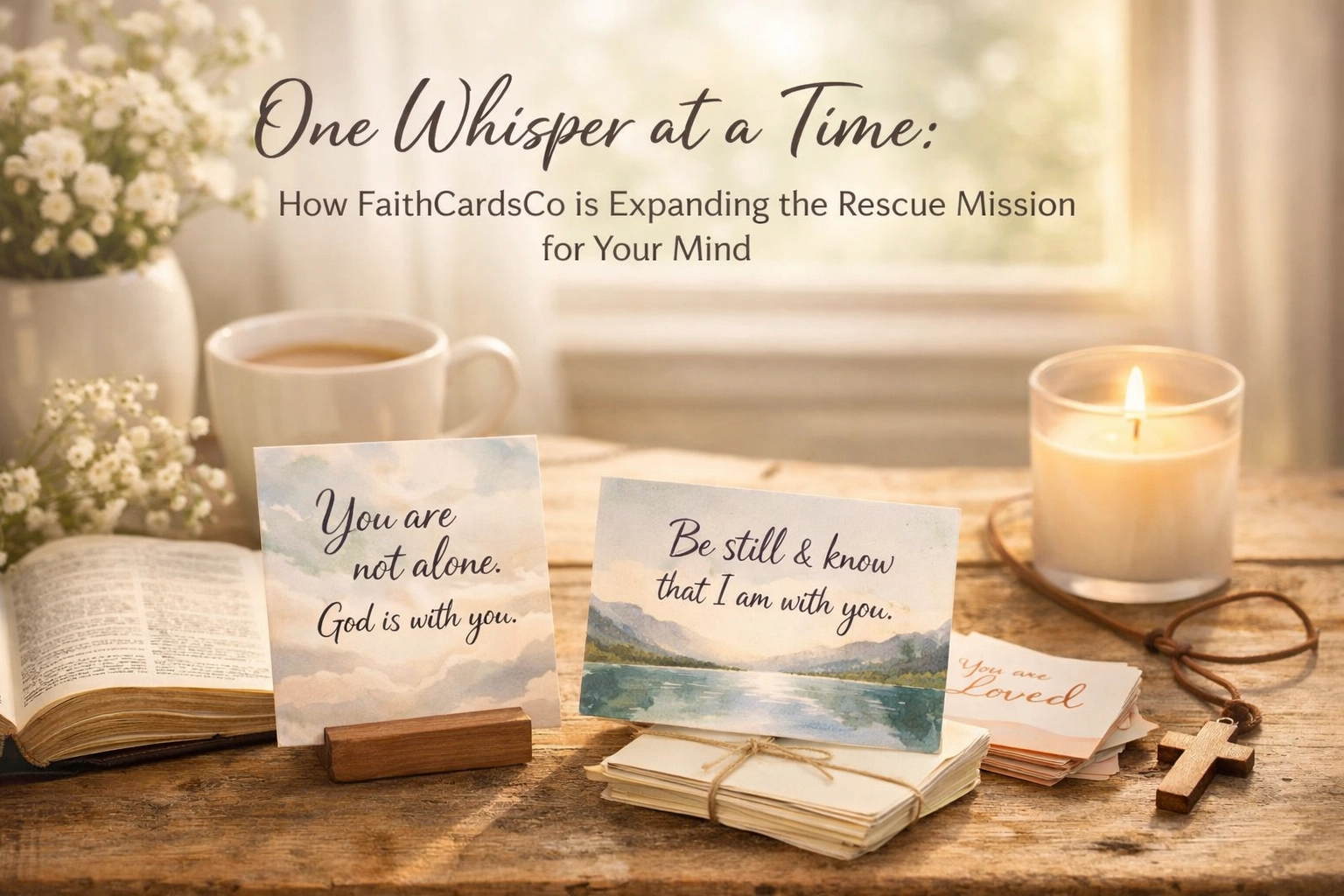 One Whisper at a Time: How FaithCardsCo is Expanding the Rescue Mission for Your Mind