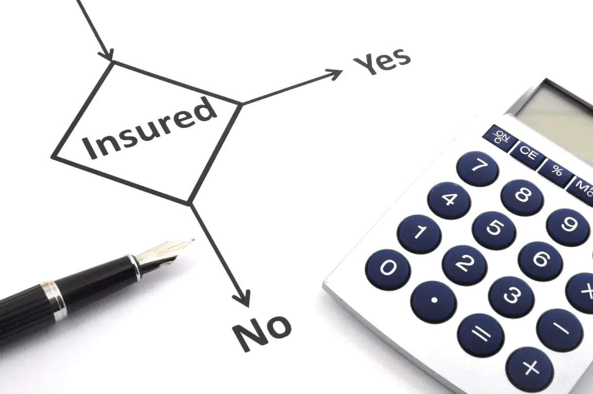 Insurance and financial flowchart