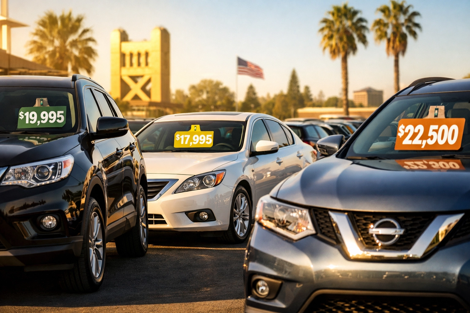 Quality used cars under $25K available at Sacramento area dealership lot