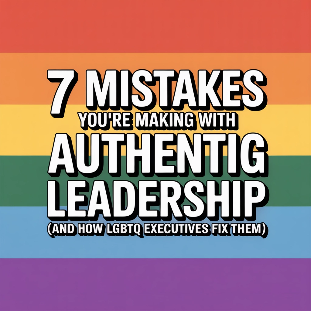 7 Mistakes You're Making with Authentic Leadership (and How LGBTQ+