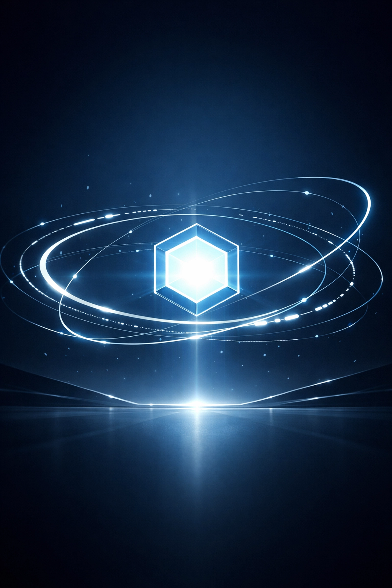 A central software engine representing bespoke internal systems for high-performance business scaling.