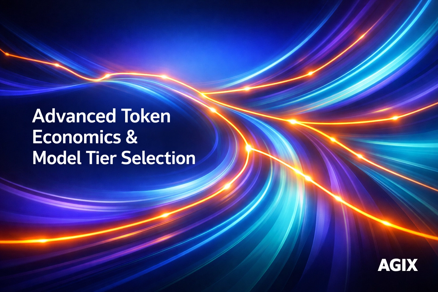 Abstract editorial image for Advanced Token Economics & Model Tier Selection section.