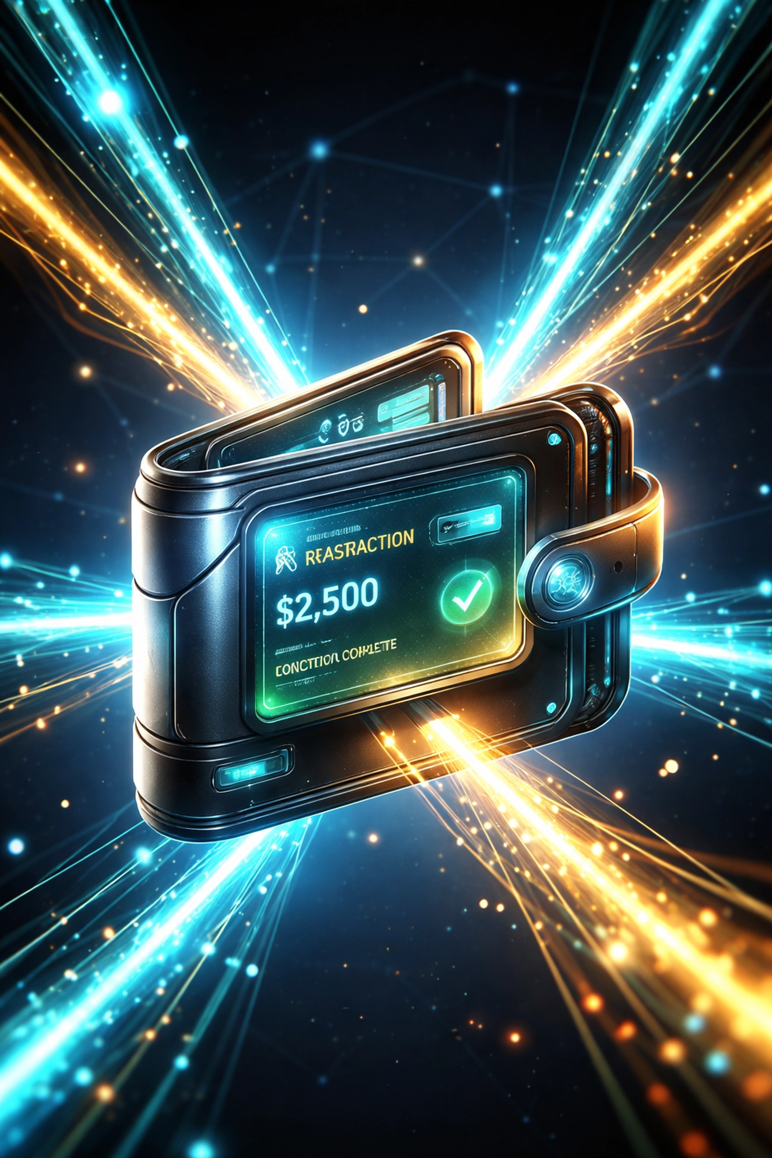 Self-custody crypto wallet showing instant fund transfers for Web3 merchant payments