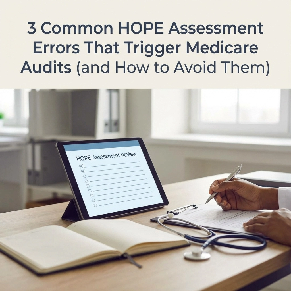 3 Common HOPE Assessment Errors That Trigger Medicare Audits (and How to Avoid Them)