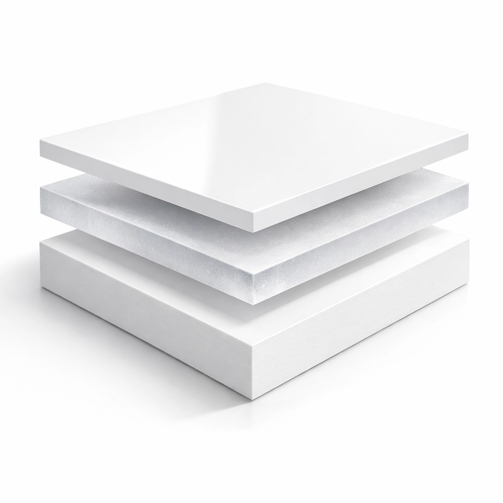 Premium acrylic construction detail of durable walk-in tub material