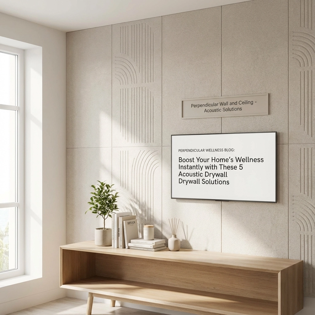 Boost Your Home's Wellness Instantly with These 5 Acoustic Drywall Solutions