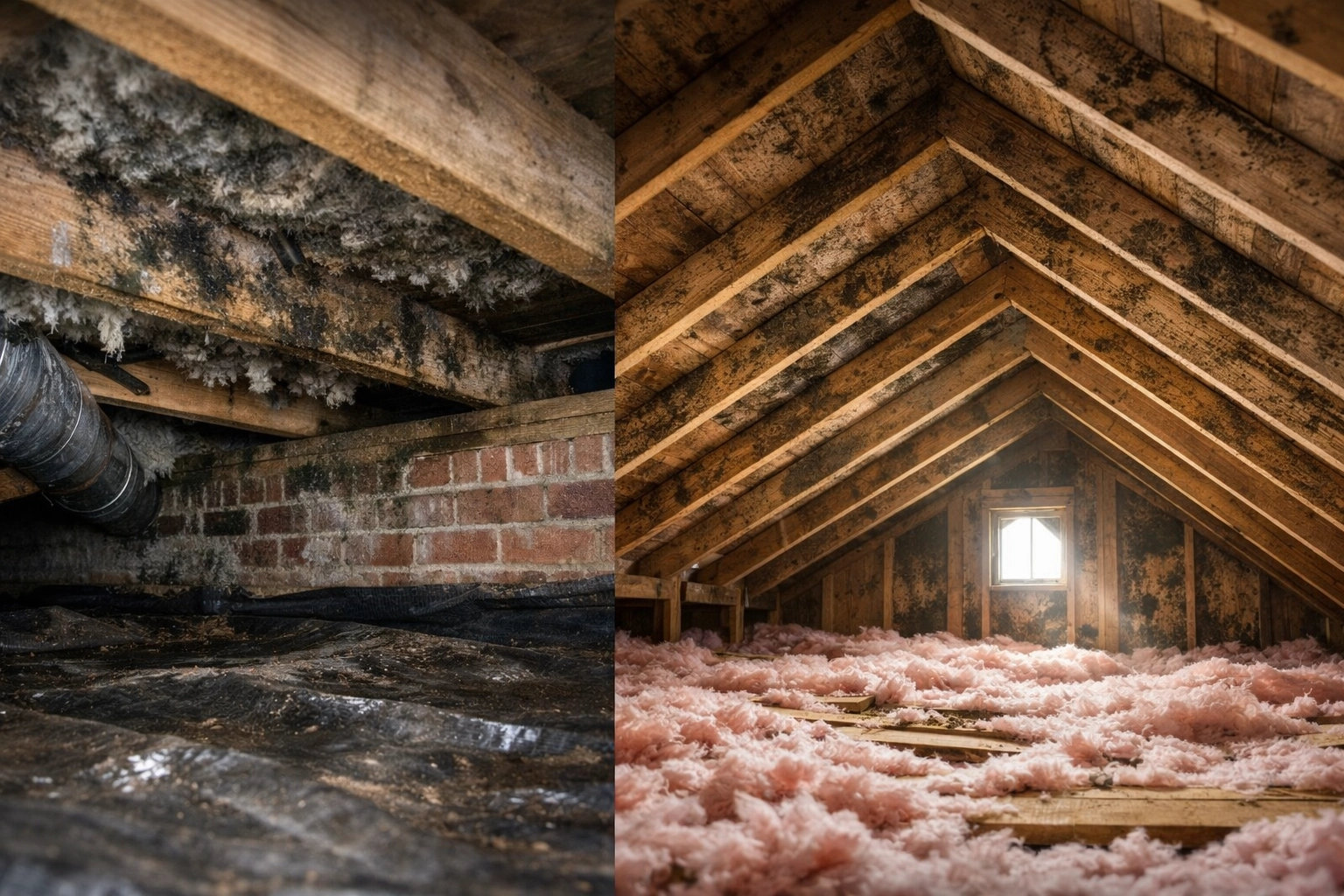 [HERO] Crawlspace vs. Attic: The Most Common Mold Hiding Spots in Cornelius, NC Homes