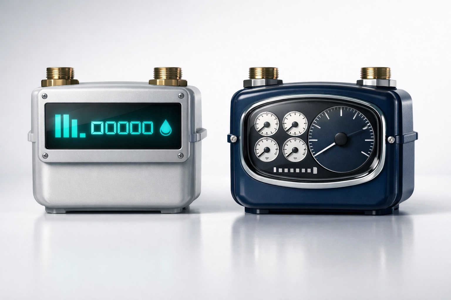 A comparison of metric and imperial gas meter interfaces for UK business gas usage tracking.