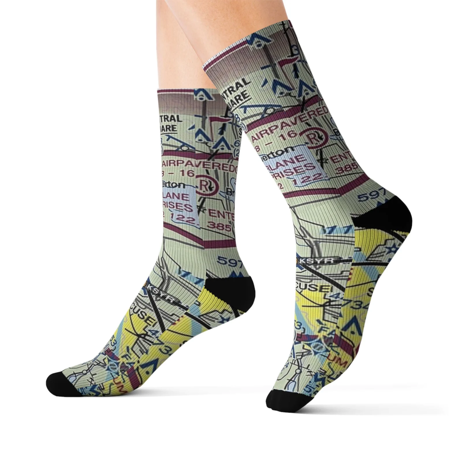 Custom Aviation-Themed Socks