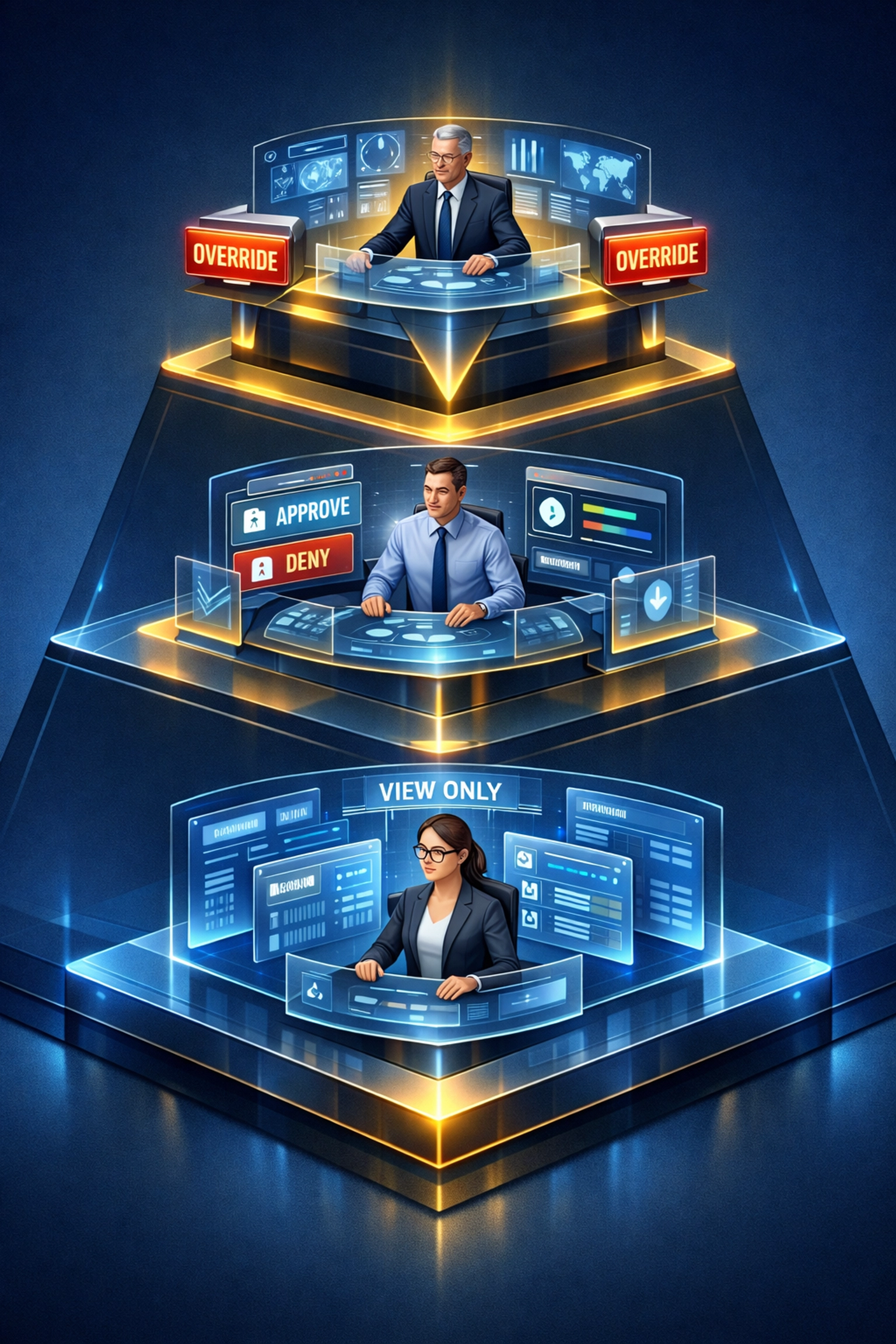 Role-based access control hierarchy for crypto wallet permissions in enterprise settings