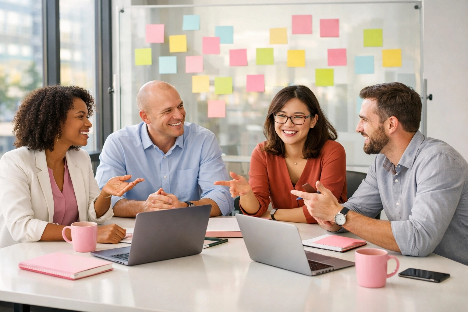 Sales and marketing teams collaborating on lead generation alignment strategy