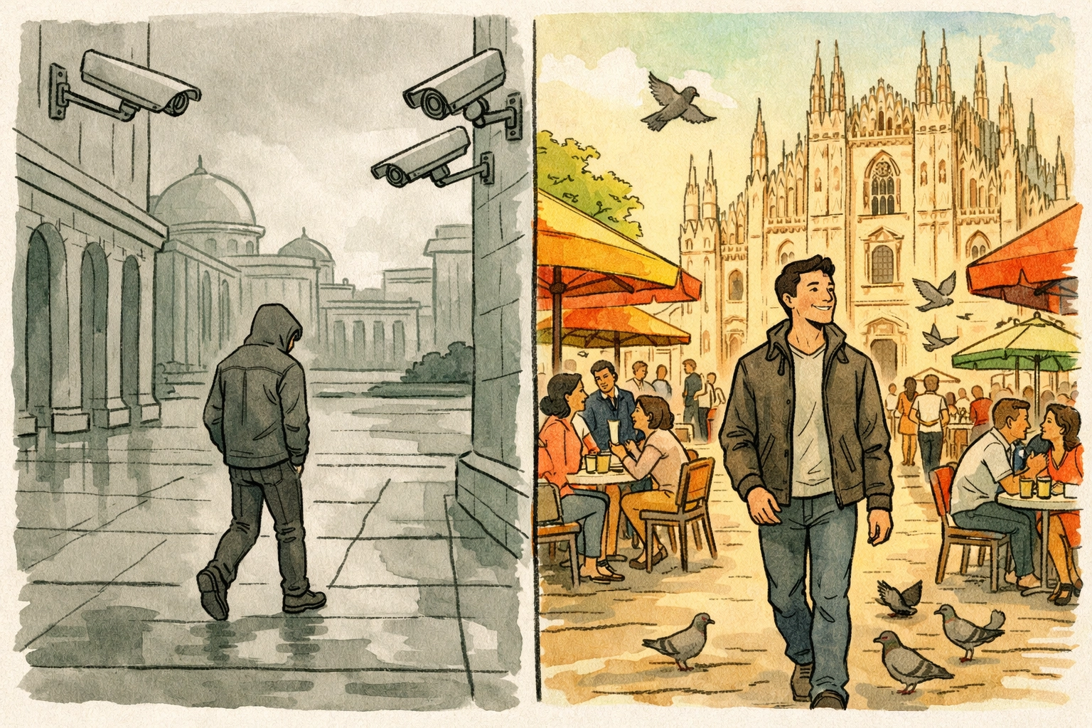 LGBTQ+ refugee's journey from oppression in Ashgabat to freedom in Milan Italy