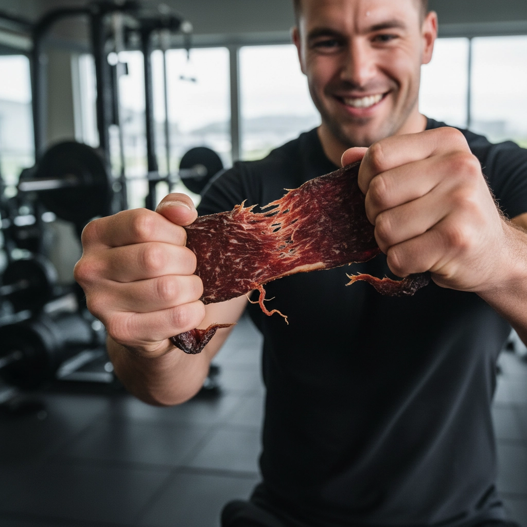High protein biltong nutrition, benefits of biltong over protein bars