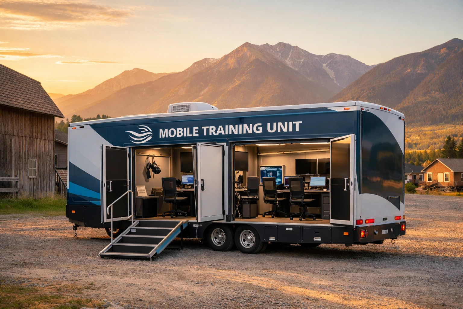Mobile workforce training unit bringing technology access to rural communities