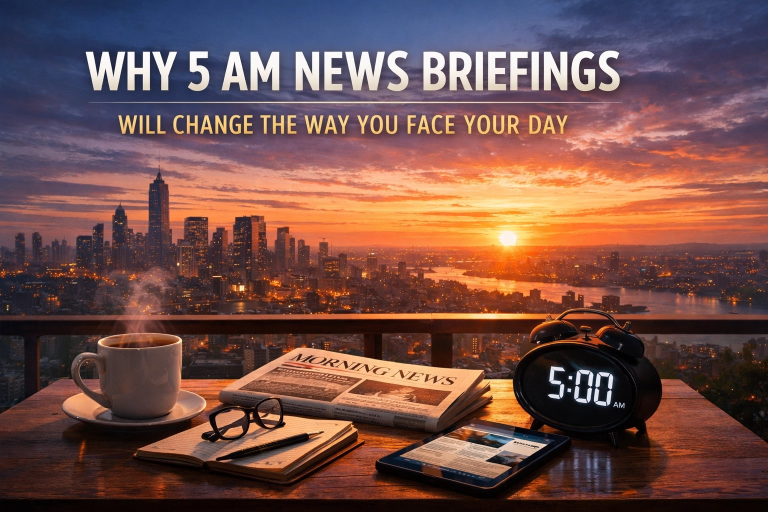 [HERO] Why 5 AM News Briefings Will Change the Way You Face Your Day