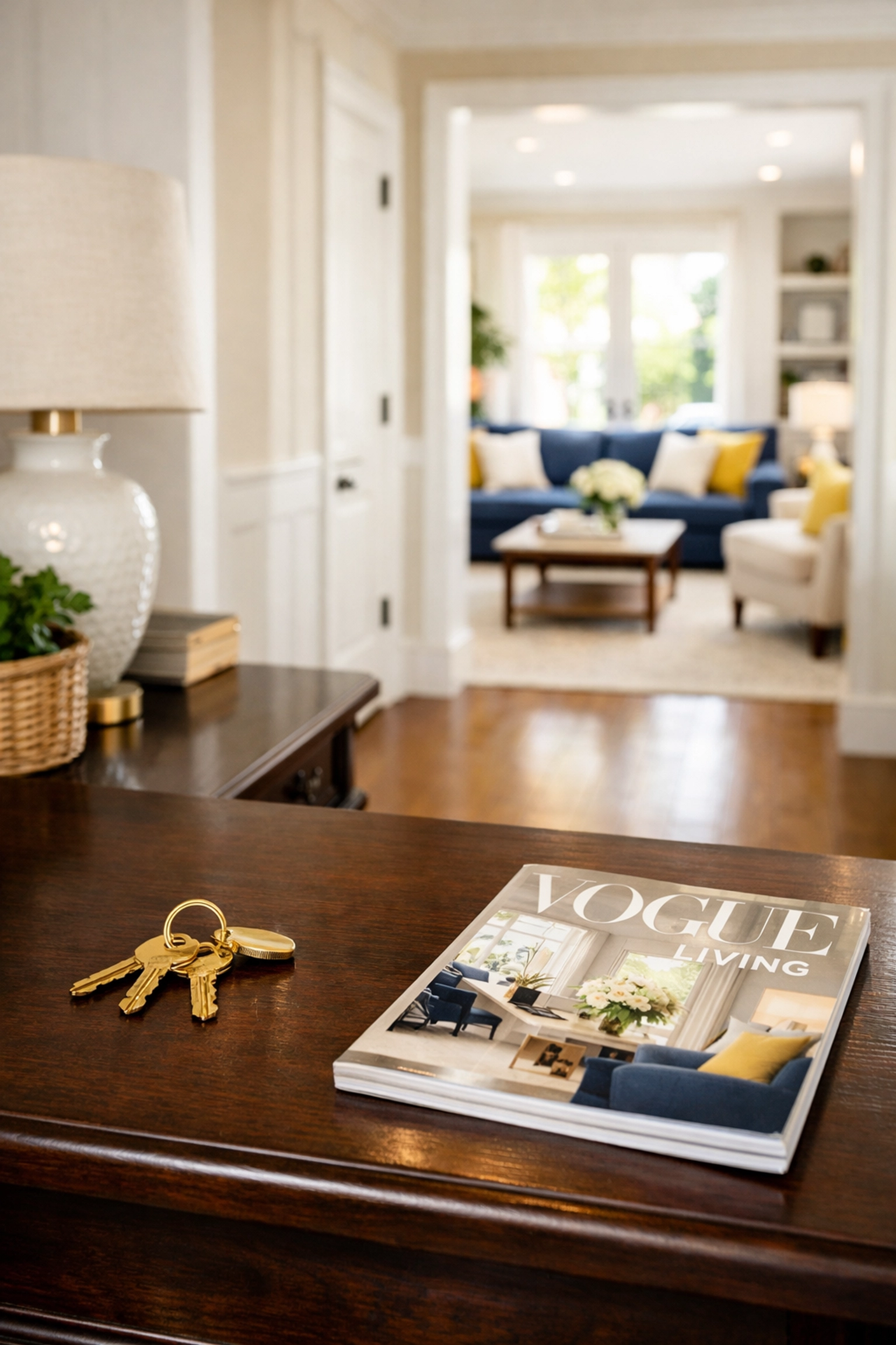 A clean and welcoming home entryway showing the results of professional house cleaning Worcester MA services.