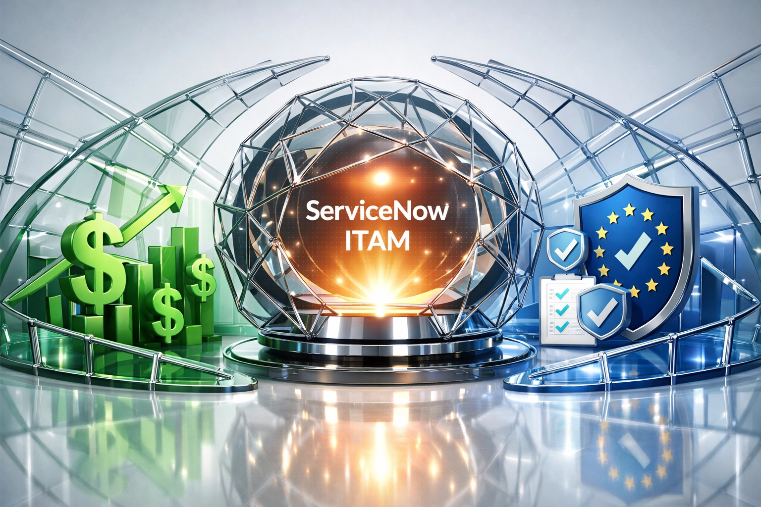 ServiceNow ITAM guard-railed AI balancing US ROI savings with EU compliance requirements