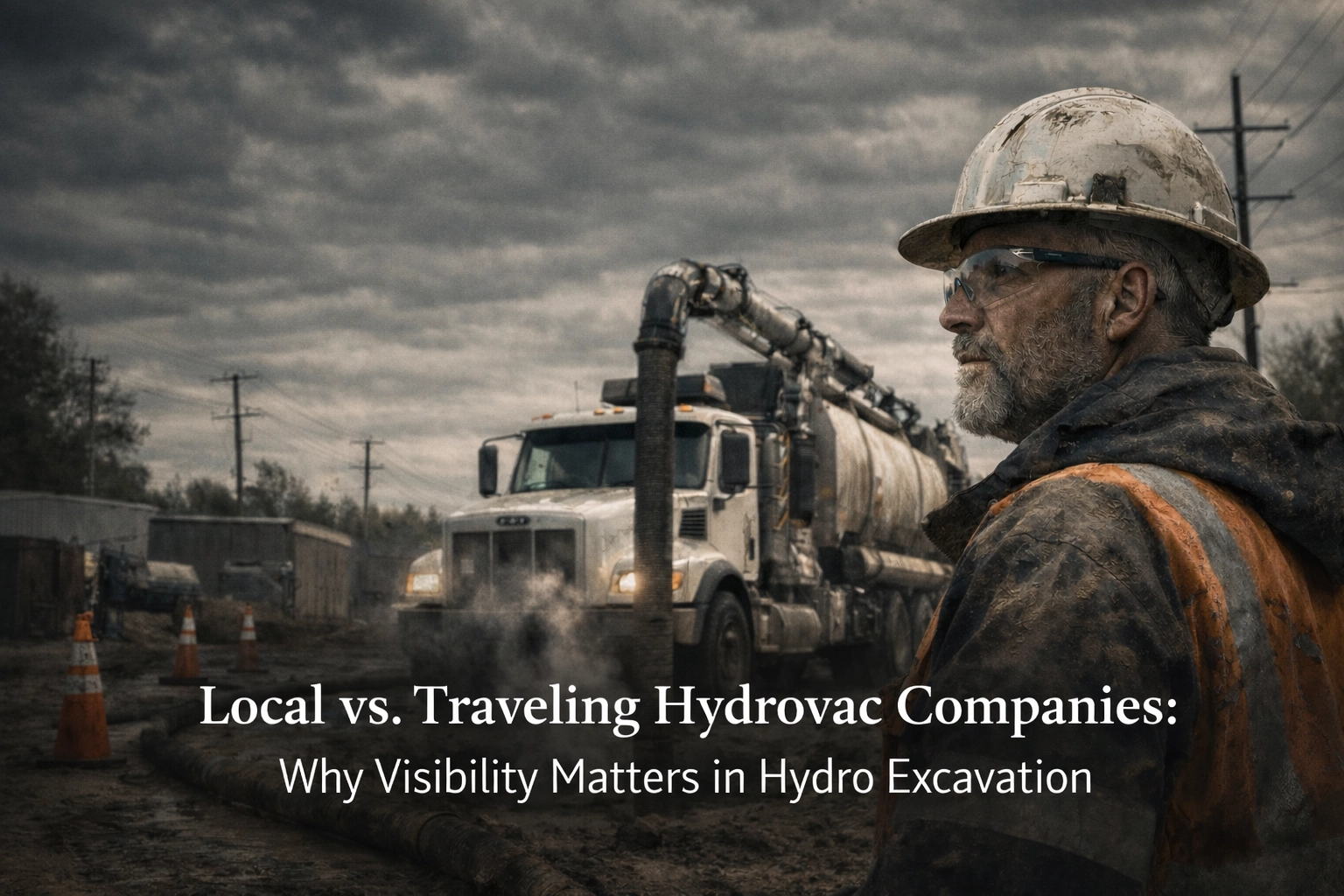 [HERO] Local vs. Traveling Hydrovac Companies: Why Visibility Matters in Hydro Excavation