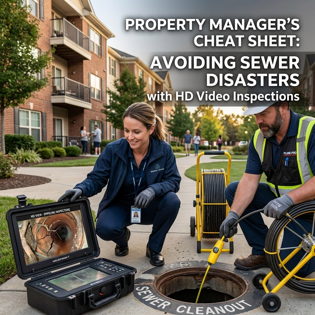 [HERO] Property Manager’s Cheat Sheet: Avoiding Sewer Disasters with HD Video Inspections