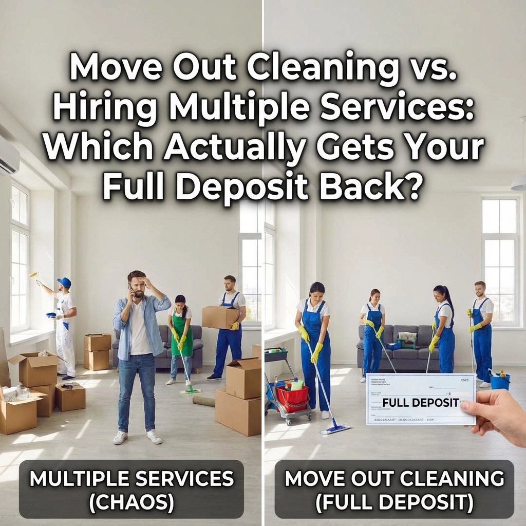 Move Out Cleaning vs. Hiring Multiple Services: Which Actually Gets Your Full Deposit Back?