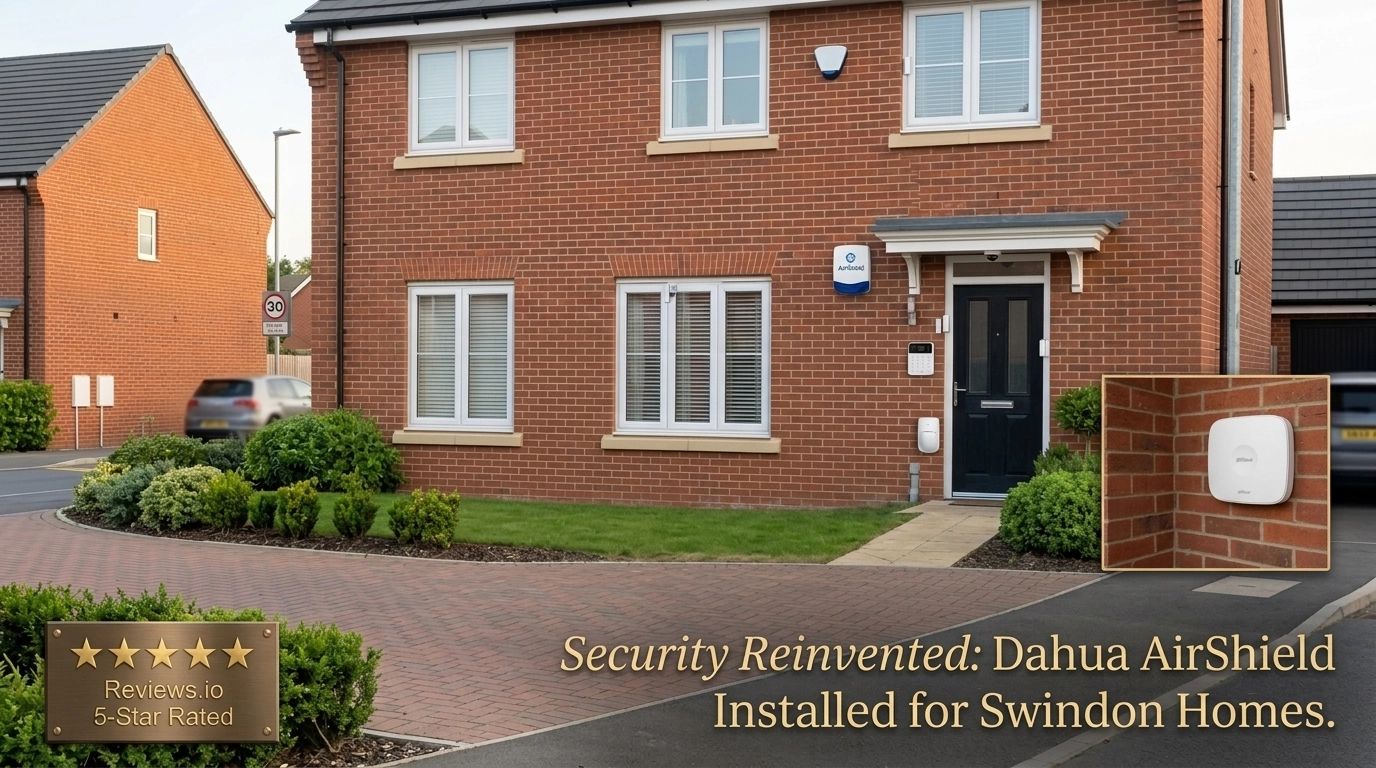 Dahua AirShield intruder alarm system installed at a Swindon-style UK home