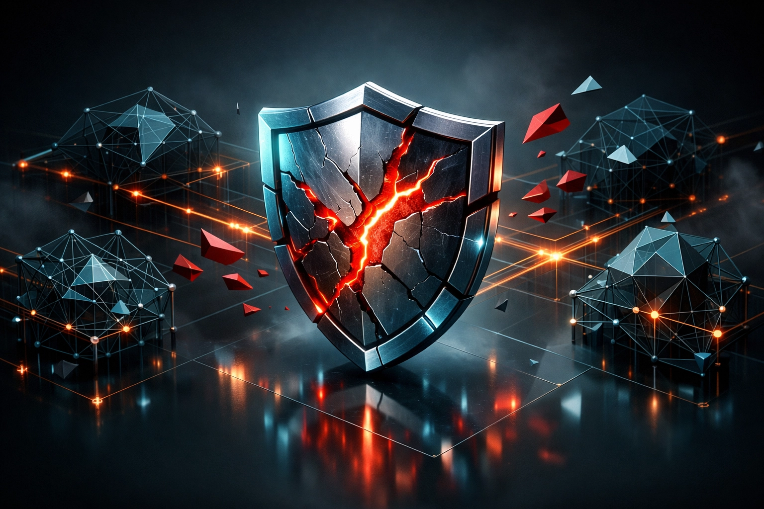 WordPress vulnerability exploitation with broken security shield under automated attack