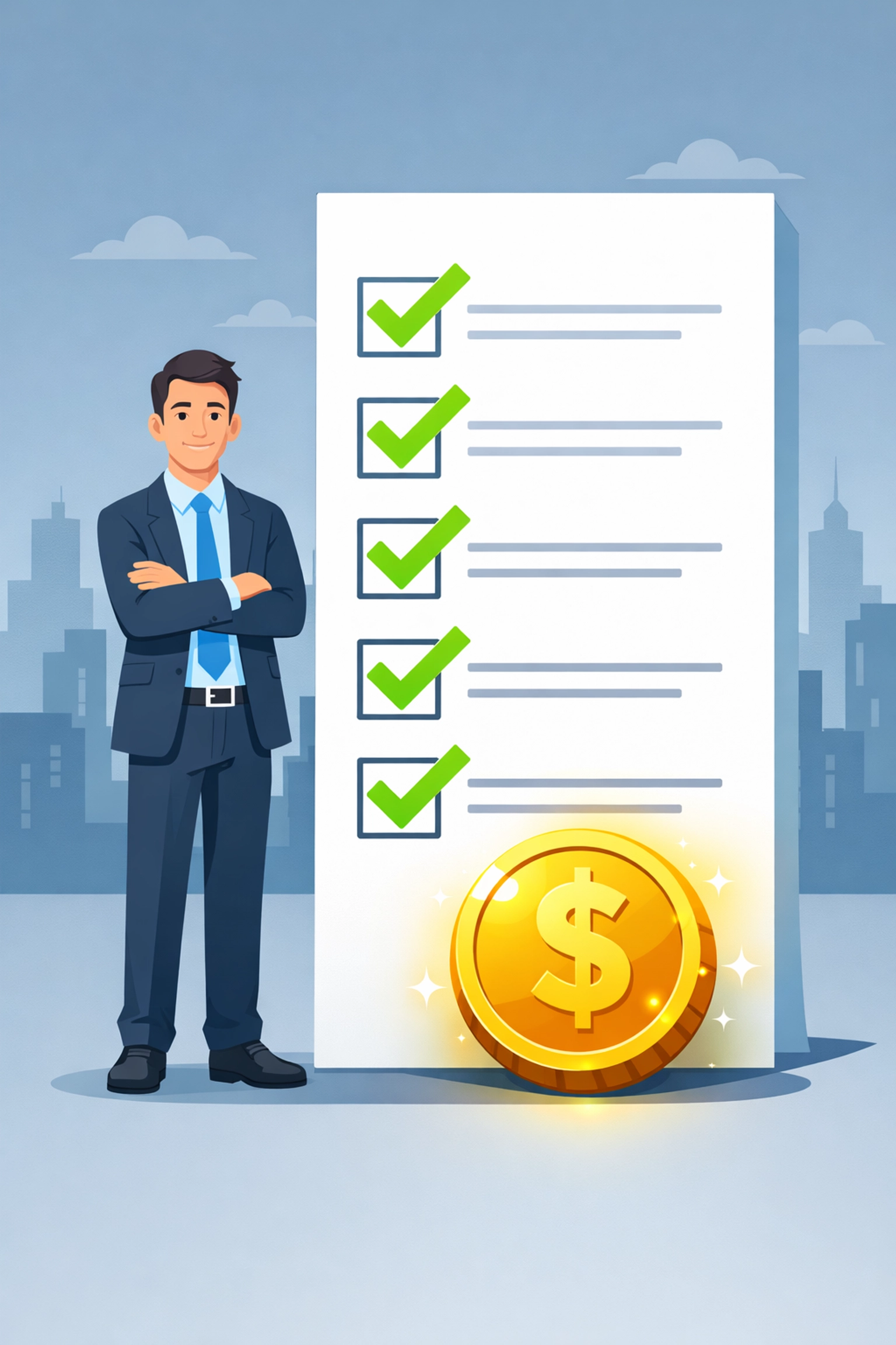 A professional tax preparer standing by a checklist to ensure an accurate 2026 tax return and maximum refund.