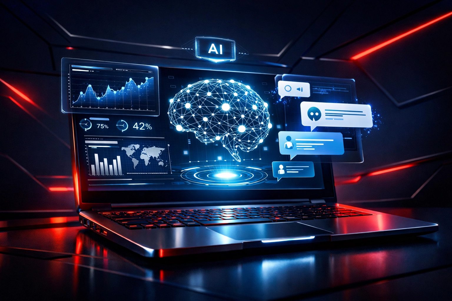 AI-powered business tools and automation dashboard for profitable online business ideas